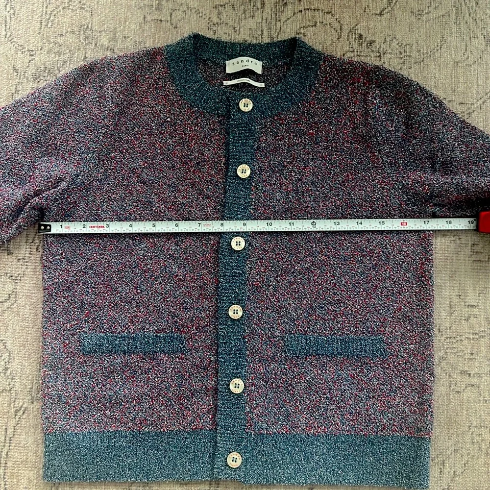 Like New Sandro Violet Cardigan - Picture 7 of 11